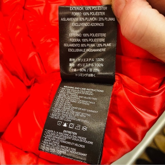 ORAGE Sz M Hooded Puffer Down and Feather Filled Floral Ski  Jacket Coat - Picture 13 of 13